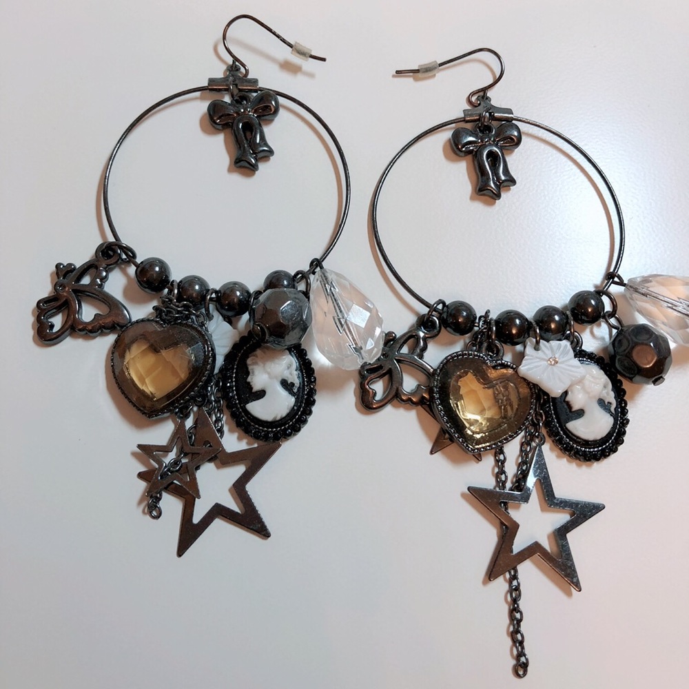 Vintage chic Eclectic earrings